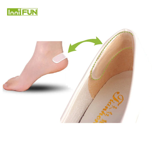Silicone Gel Heel Cushion Pads 2 Pairs | Self-Adhesive Insoles Heel Cushion Pads Peaceful Pleasures Health and Wellness Default Title
