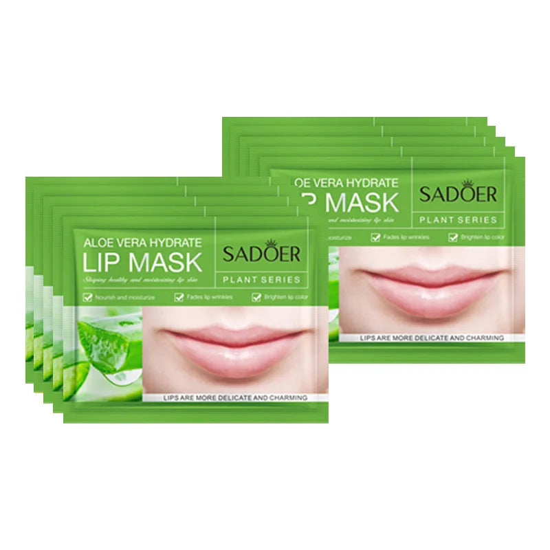 SADOER Fruit Collagen Lip Mask Patches – Hydrating 10 pcs