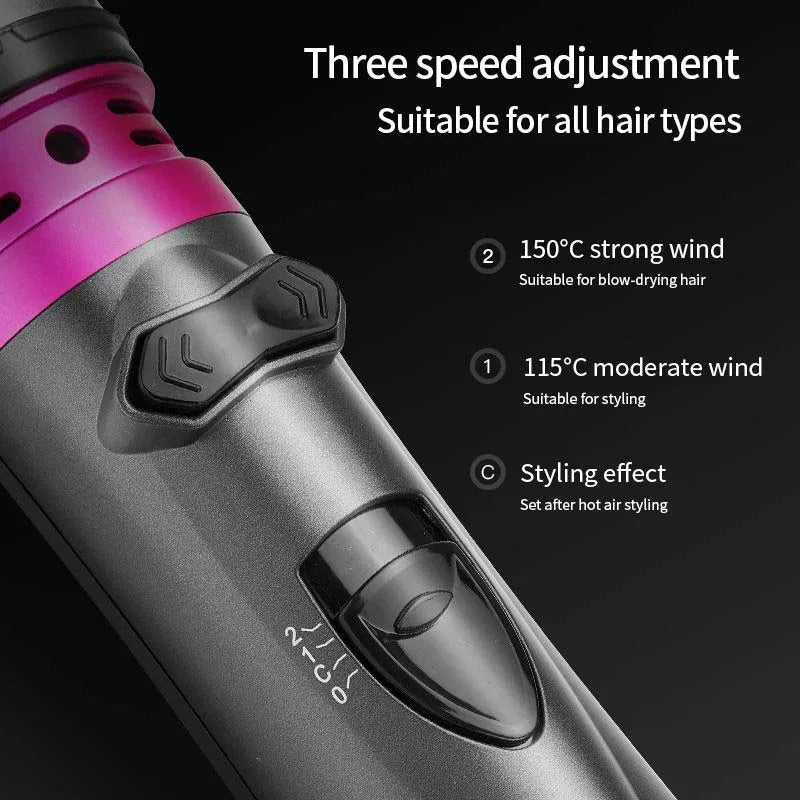 One Step Professional Hot Air Hair Dryer Brush Multifunctional Hairdryer Portable Electric Hair Straightener Blowdryer Brush Peaceful Pleasures Health and Wellness