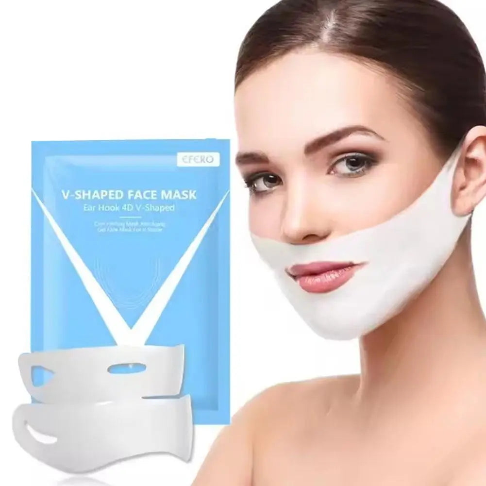 V-Shape Face Lifting Mask – Chin Firming & Slimming Mask for Anti-Wrinkle & Brightening Peaceful Pleasures Health and Wellness