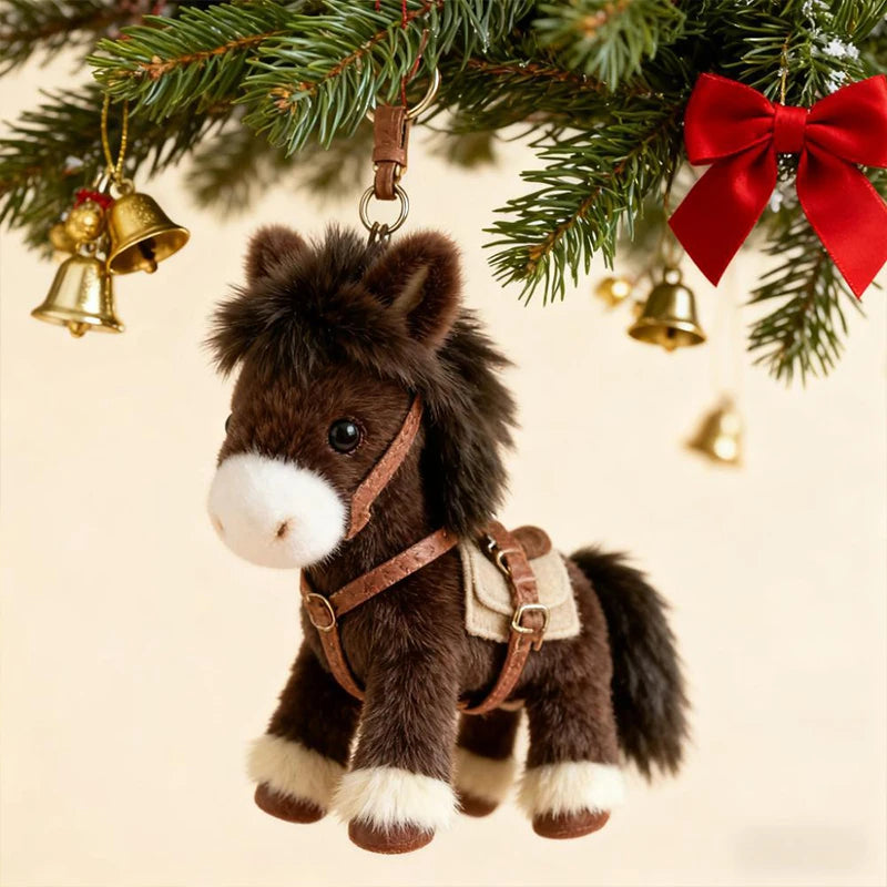 Horse Zodiac Plush Keychain | 2026 Year of the Horse Gift