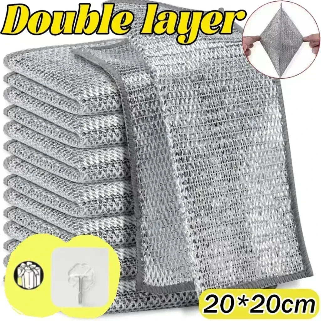 Silver Wire Magic Kitchen Cleaning Cloth – 1–20 Pack
