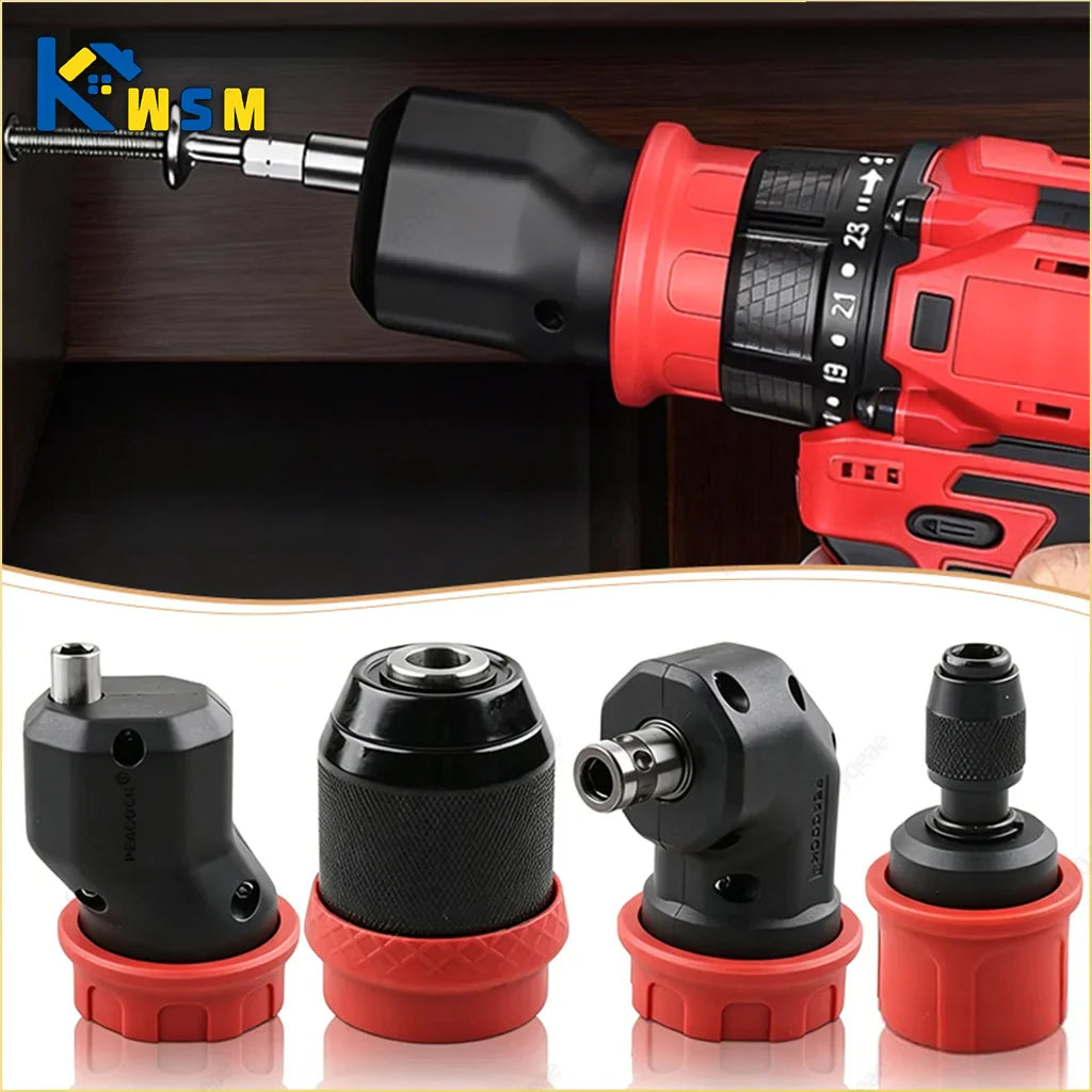 Quick Release Keyless Drill Chuck Adapter – 6.35mm Hex Shank