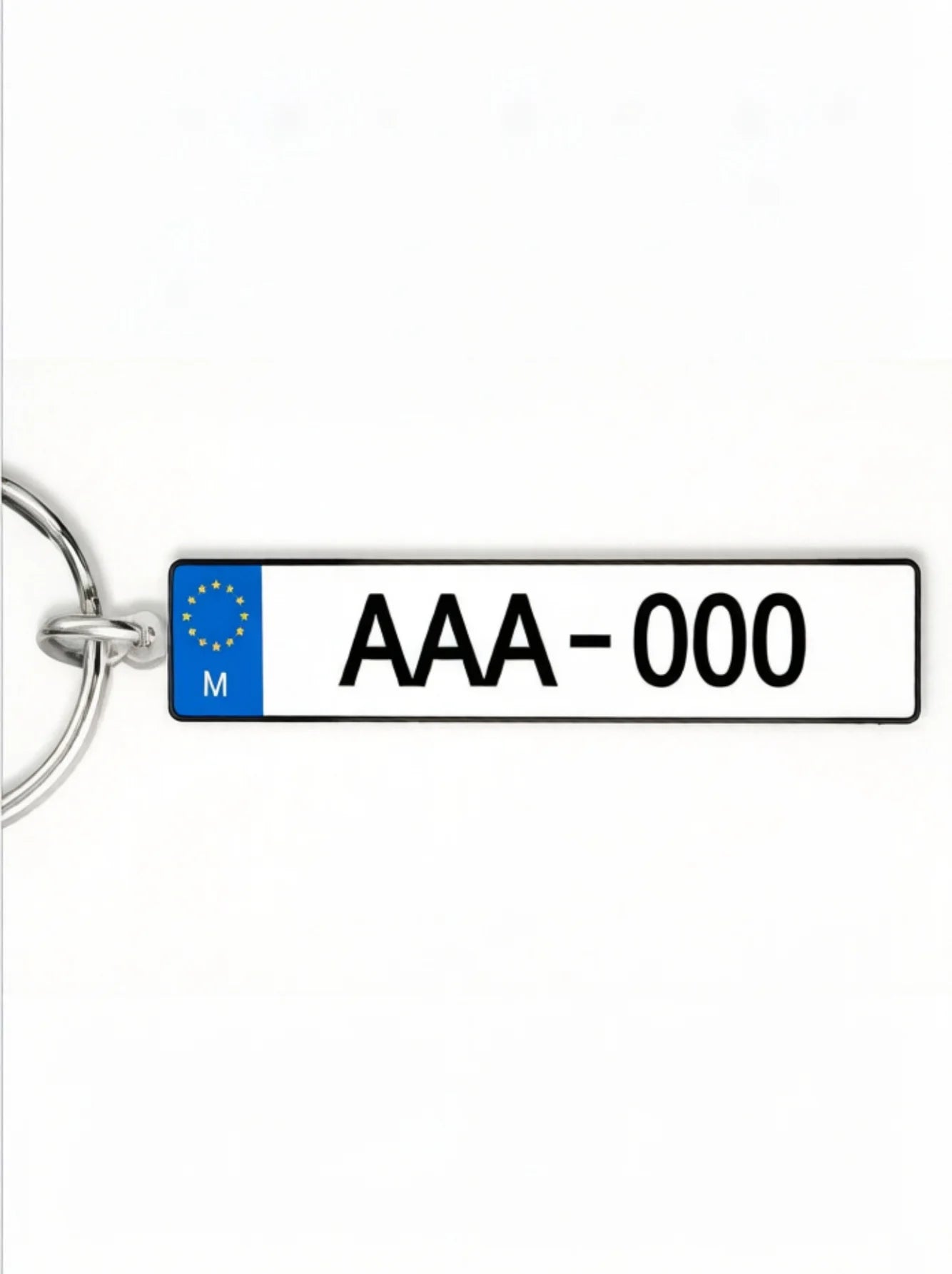 Custom Car License Plate Keychain Personalized Name Number Plate Acrylic Metal Keyring Gift for Dad Boyfriend Peaceful Pleasures Health and Wellness Malta Acrylic