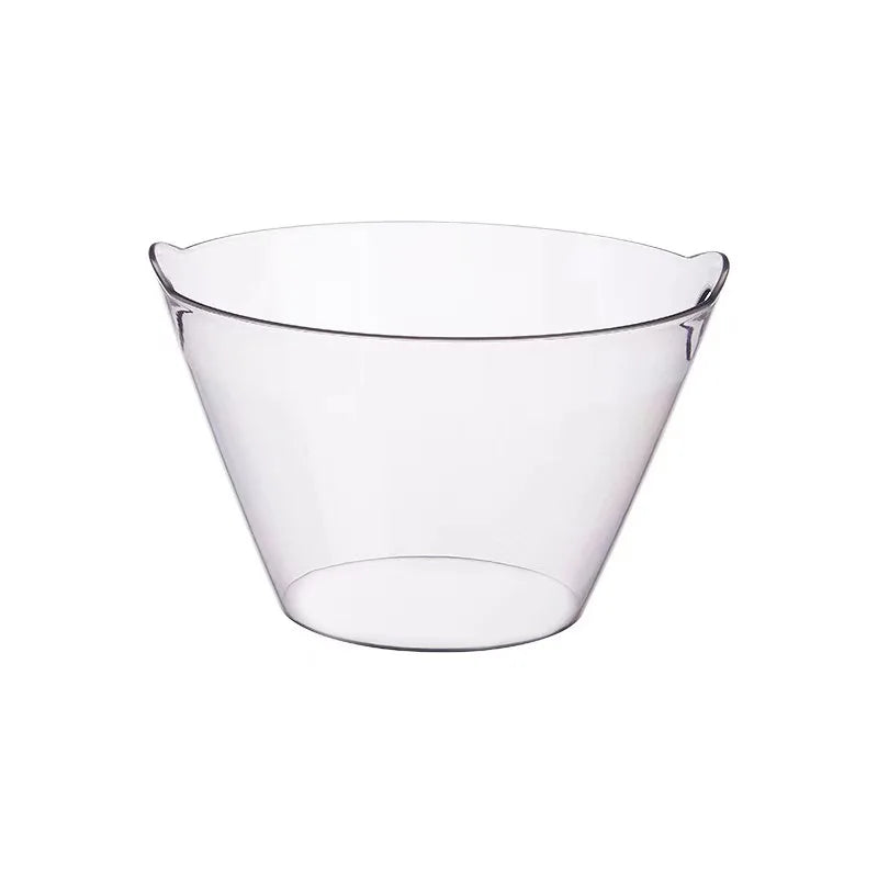 New Acrylic Salad Bowl Vegetable Bowl Fruit Ice Bucket Wine Champagne Wine Chiller Wine Bottle Cooler Ice Barrel Peaceful Pleasures Health and Wellness