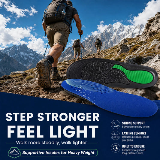 RooRuns Sport Insoles – Arch Support & Cushioned EVA Insert Sport Shoe Insoles Peaceful Pleasures Health and Wellness
