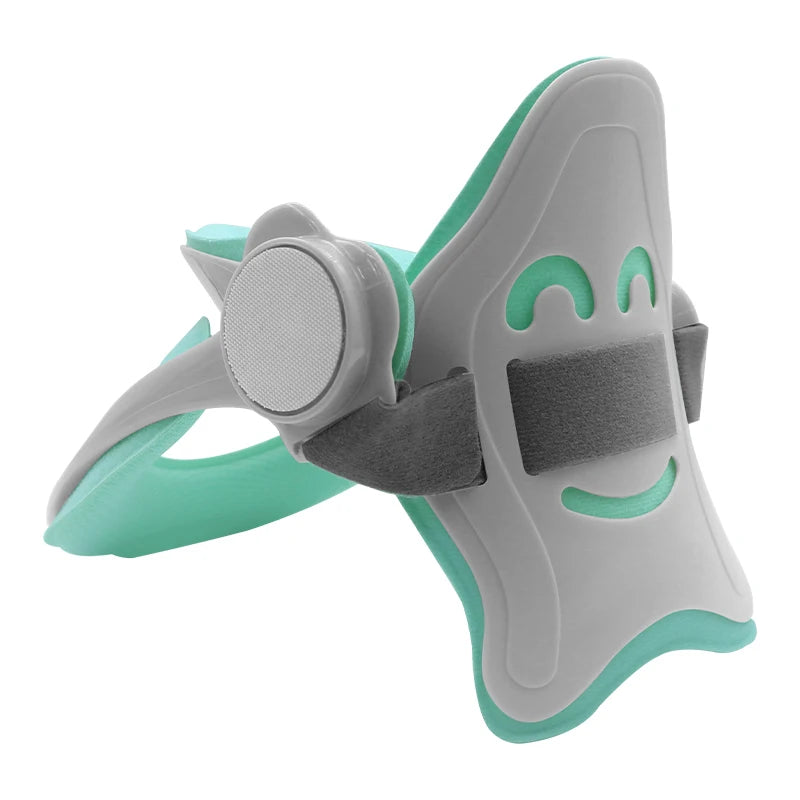 Ergonomic cervical support pillow with adjustable strap made of breathable and comfortable polyester material Peaceful Pleasures Health and Wellness green
