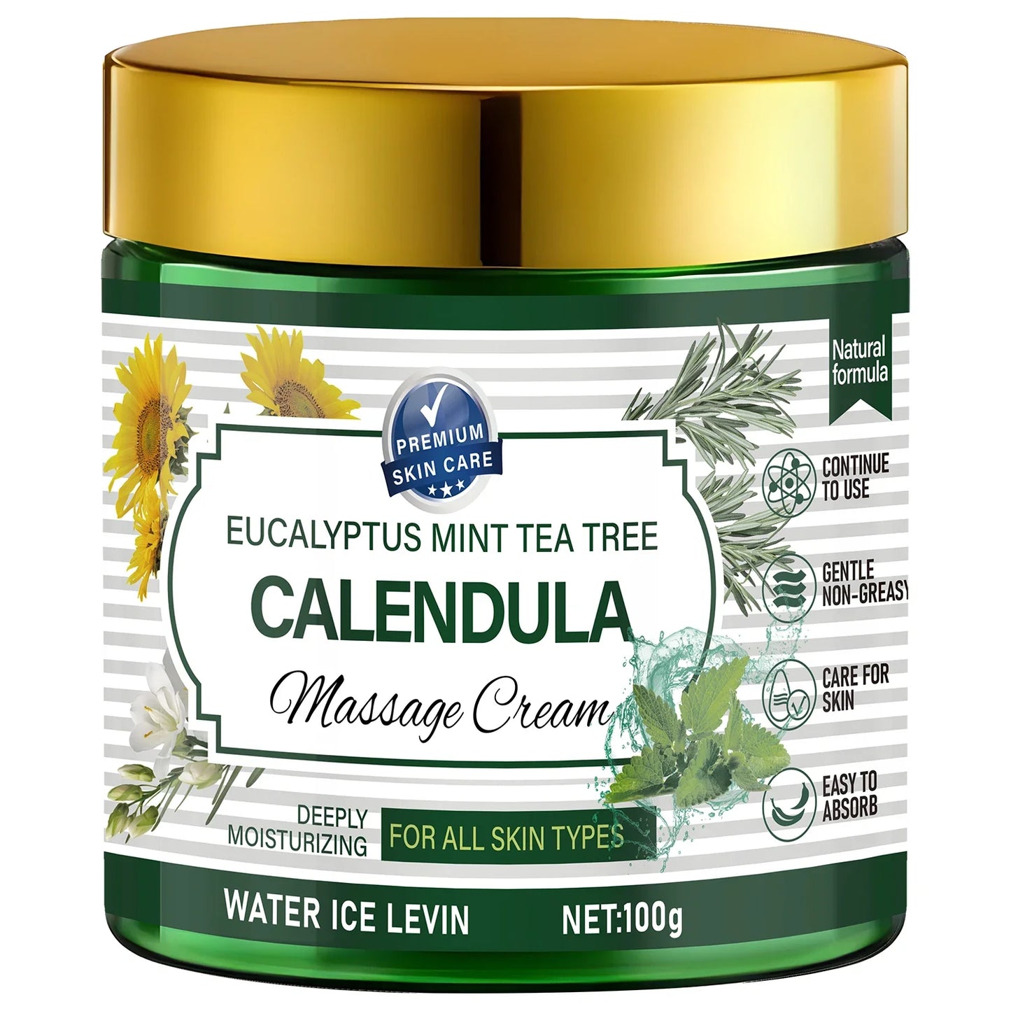 Eucalyptus Mint Massage Cream with Retinol & Niacinamide 100g