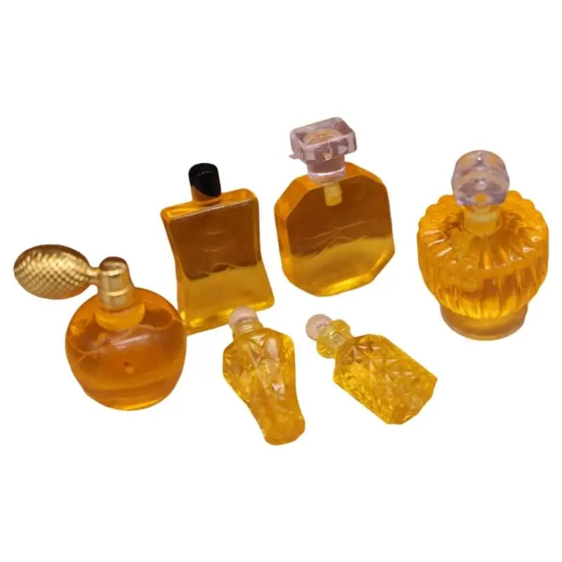 Resin Miniature Bottle Set – Dollhouse, Diorama & RPG Prop