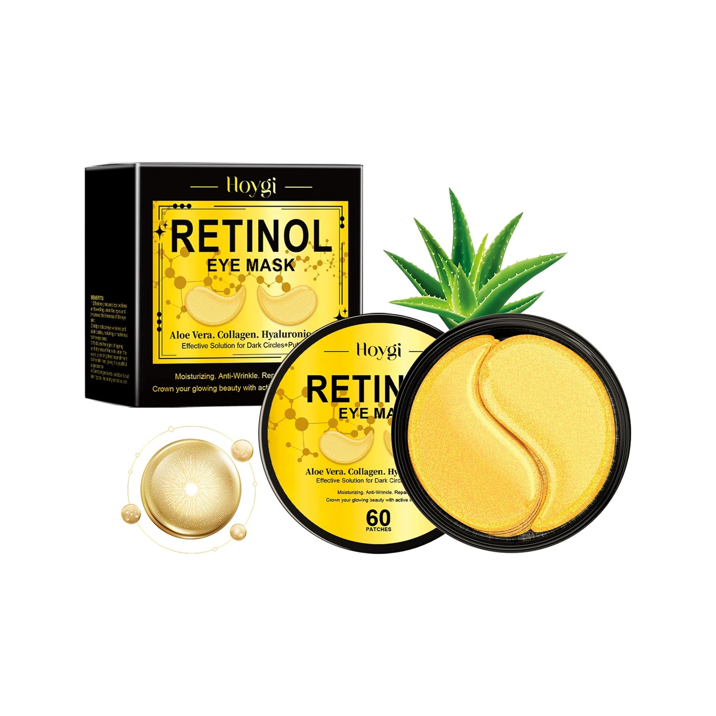 Retinol Under Eye Patches – Dark Circles & Firming Mask