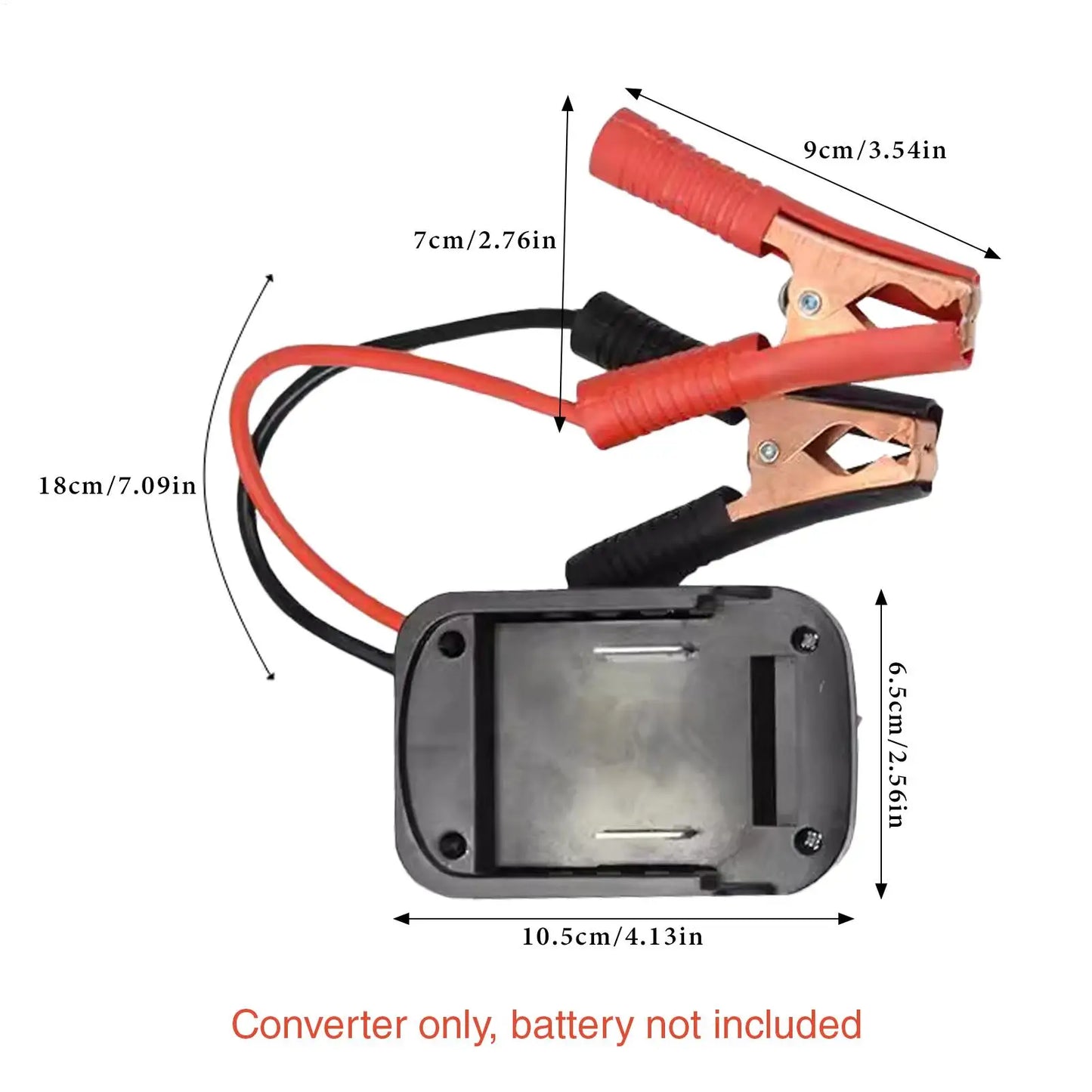 Car Jump Starter Adapter | Lithium Battery Booster Converter