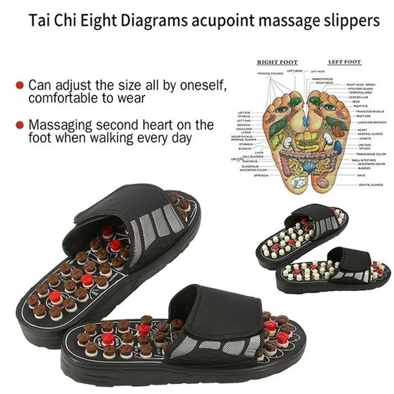 Acupressure Massage Slippers | Reflexology Flip Flops for Men