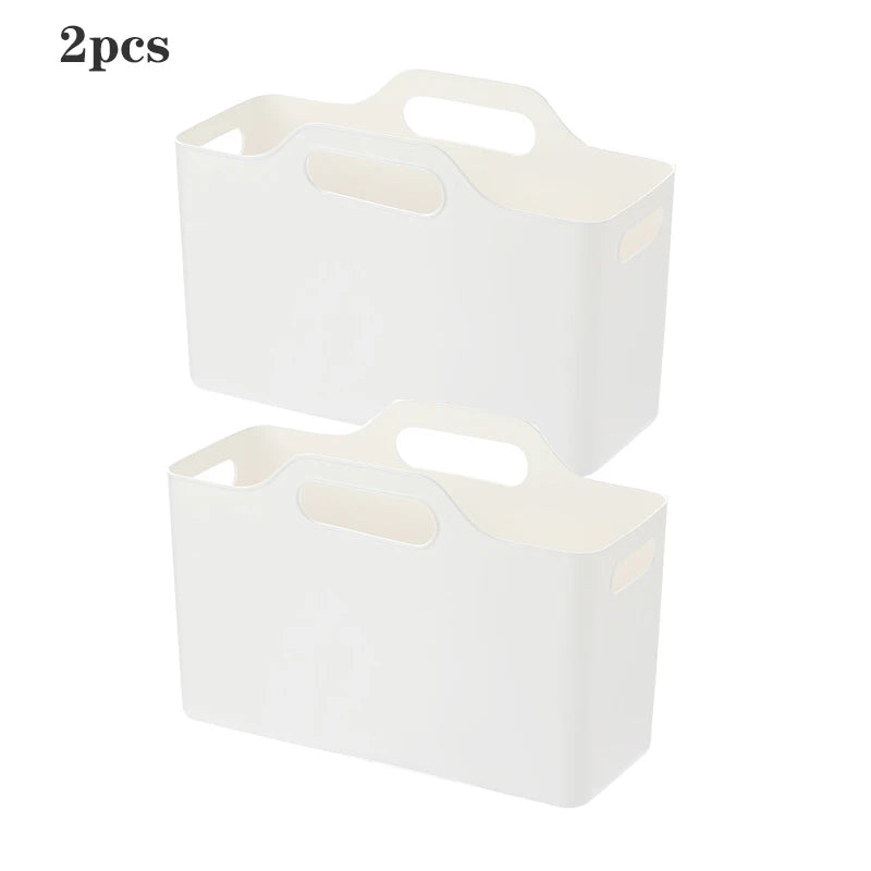 Under Sink Organizer Baskets – 2 or 3 Pack Multi-Purpose Plastic Cabinet Storage for Kitchen & Bathroom