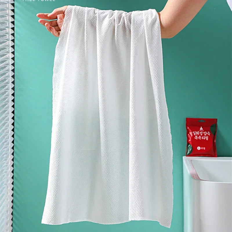 Disposable Compressed Travel Bath Towels – 100% Cotton Quick-Dry