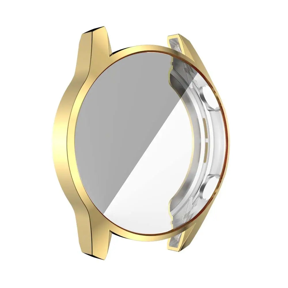 Accessories Clear TPU Case Watch Frame Cover For Huawei watch gt 2 Case Smart Watch Protector Full Protective Case Cover Peaceful Pleasures Health and Wellness gold--