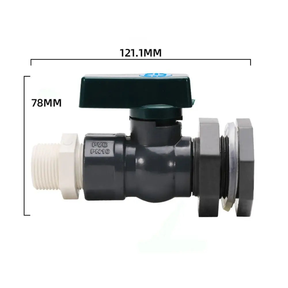 Universal PVC Rain Barrel Diverter Kit 3/4 Inch With Inner Connection Water Barrel Spigot Kit Rain Barrel Valve Peaceful Pleasures Health and Wellness