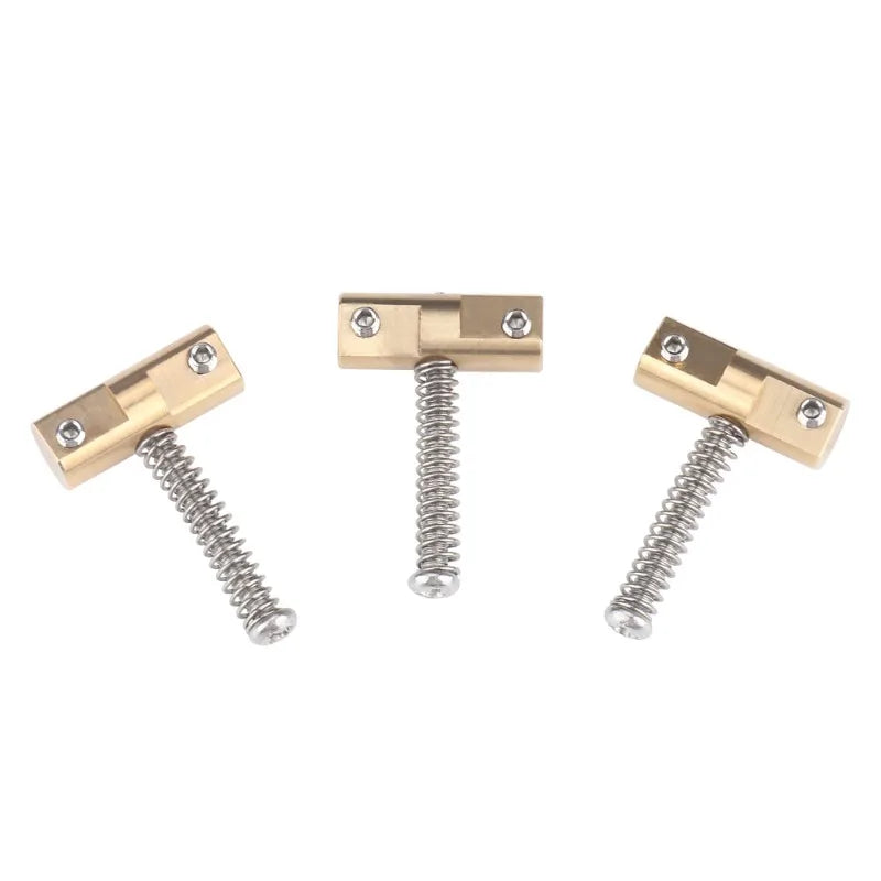 TELE Electric Guitar Bridge String Code Compensation Brass