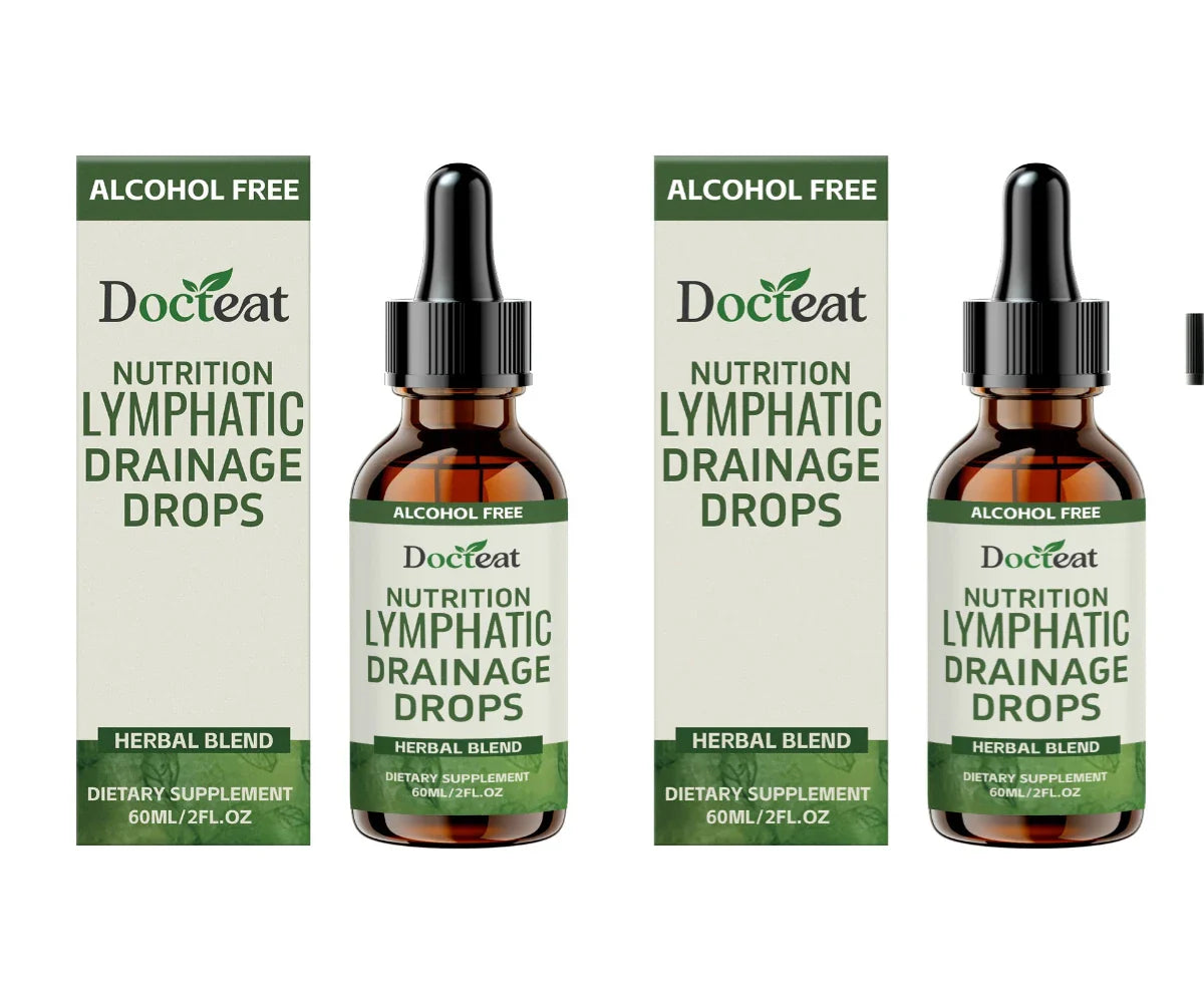 Docteat Lymphatic Drops 60ml | Vitamin B12, Zinc & Dandelion Root