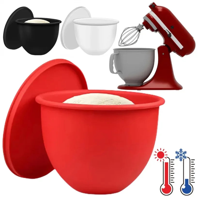 Silicone Bowl Liner & Lid for KitchenAid 5 Qt Tilt-Head Mixer