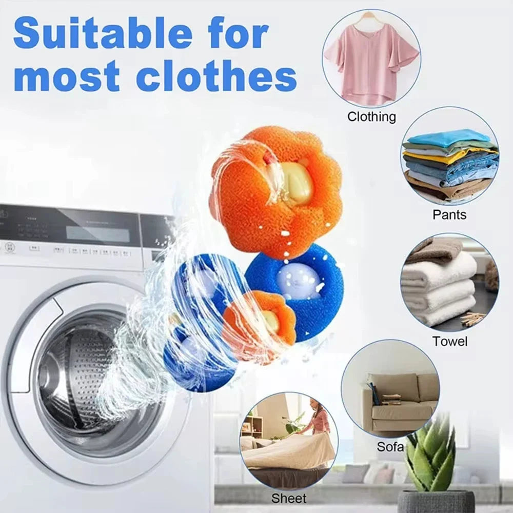 Reusable Pet Hair Remover Balls for Washer & Dryer – 5-Pack