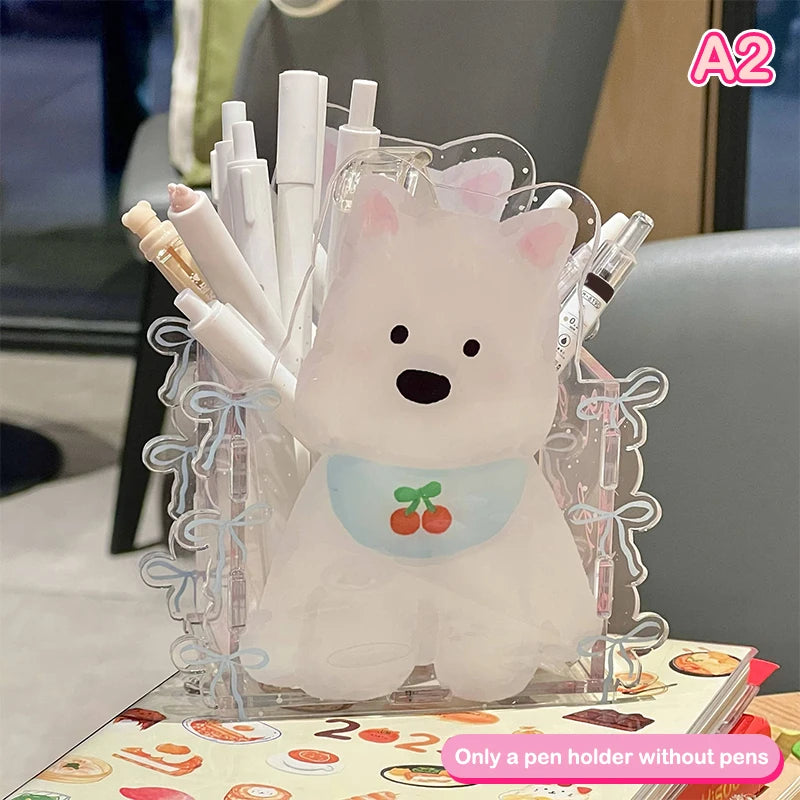 Acrylic Cloud Pen Holder | Large Capacity Desk Organizer