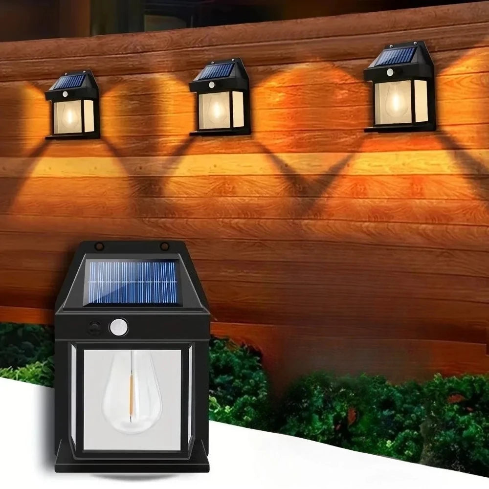 Solar Outdoor Wall Light – IP68 Waterproof & Dimmable | RTONTR