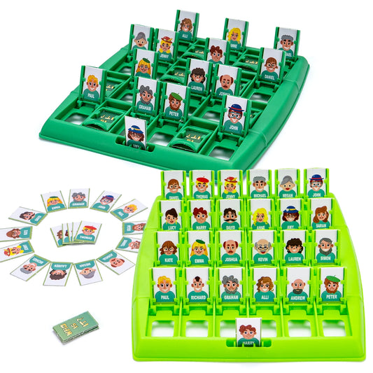 Guess Who I Am Board Game Logical Reasoning Children Puzzle Card Peaceful Pleasures Health and Wellness B with box