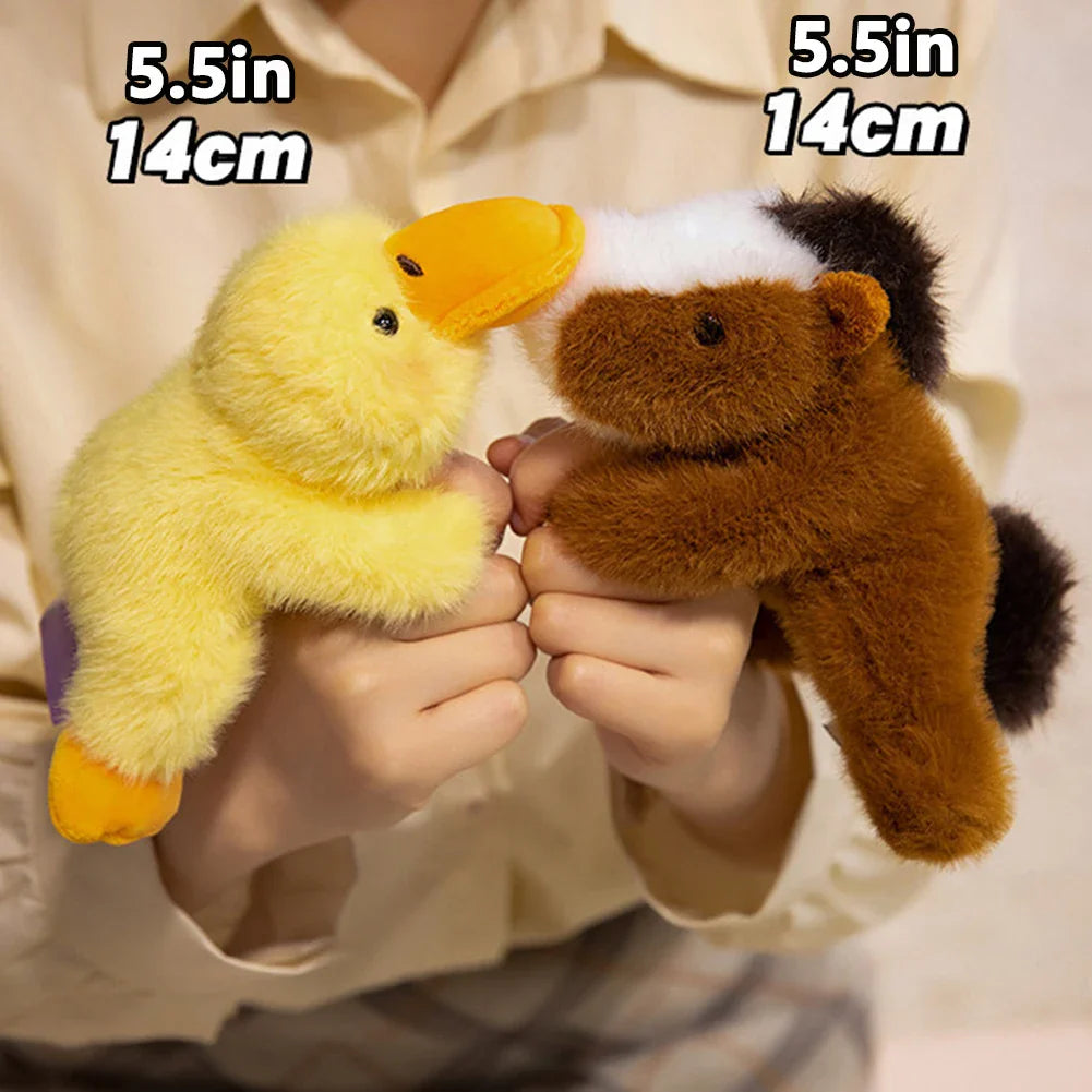 Plush Animal Fridge Magnets – Cute Cartoon Kids Decor