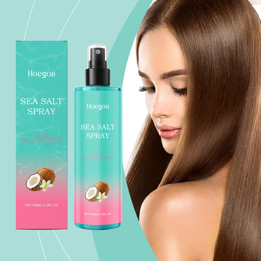 HOEGOA Sea Salt Hair Spray – No Wash, Oil Control & Shine Hair Styling Spray Peaceful Pleasures Health and Wellness