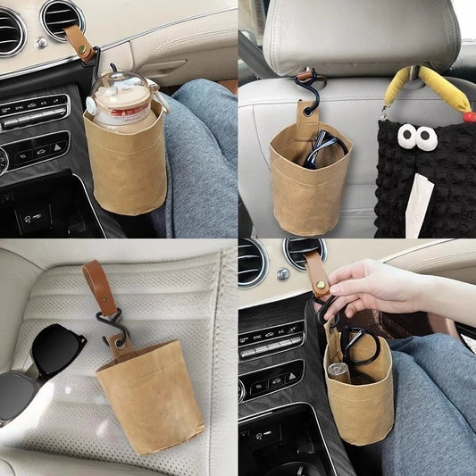 Car Trash Can & Umbrella Storage Bag | Hanging Seat Organizer Car Seat Organizer Peaceful Pleasures Health and Wellness