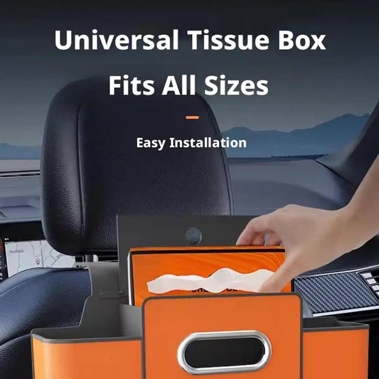 4-in-1 Car Backseat Organizer | Tissue Holder & Cup Stand Car Seat Organizer Oasis Select