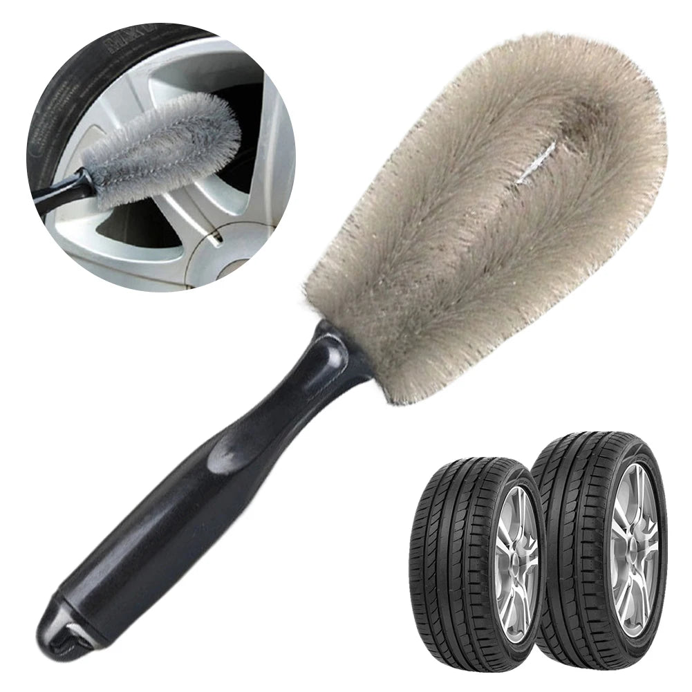 Car Wheel & Rim Cleaning Brush – Soft Bristle Auto Detail Tool Peaceful Pleasures Health and Wellness