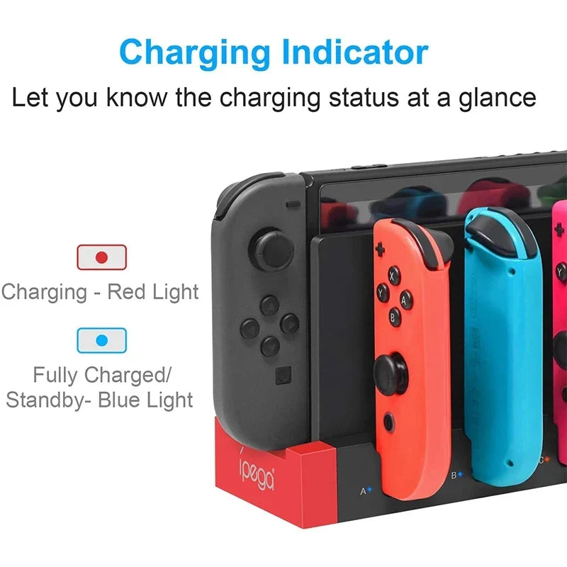 iPega Nintendo Switch JoyCon Charging Dock Station | 4–6 Port