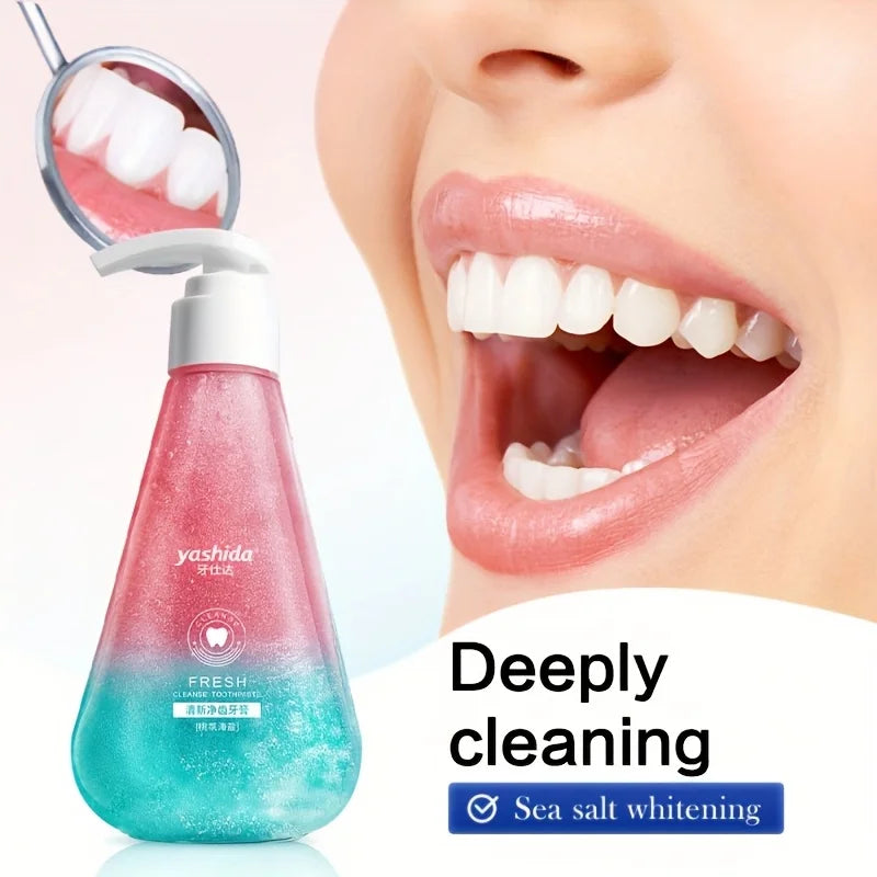 Peach Sea Salt Whitening Toothpaste – Fresh Breath | 220g