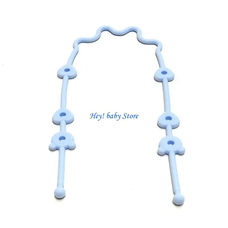 Colorful Silicone Pacifier Chain Clip – Stroller & Chair Holder