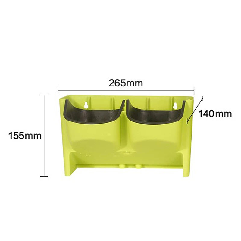 1pc Self Watering Flower Pot Stackable Vertical Planter Wall Hanging Durable Peaceful Pleasures Health and Wellness A2