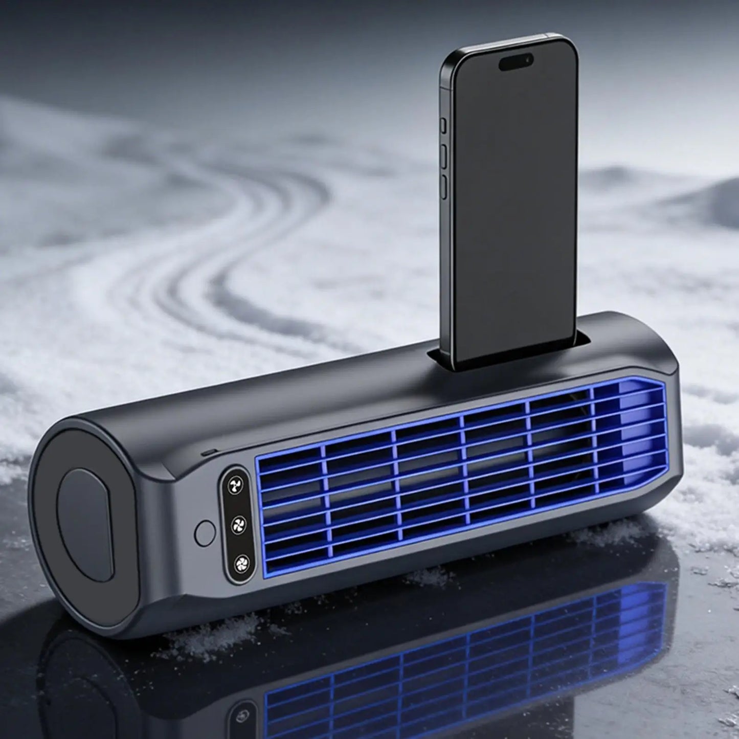 Portable Rechargeable Desktop Tower Fan | 3 Speeds, Silent