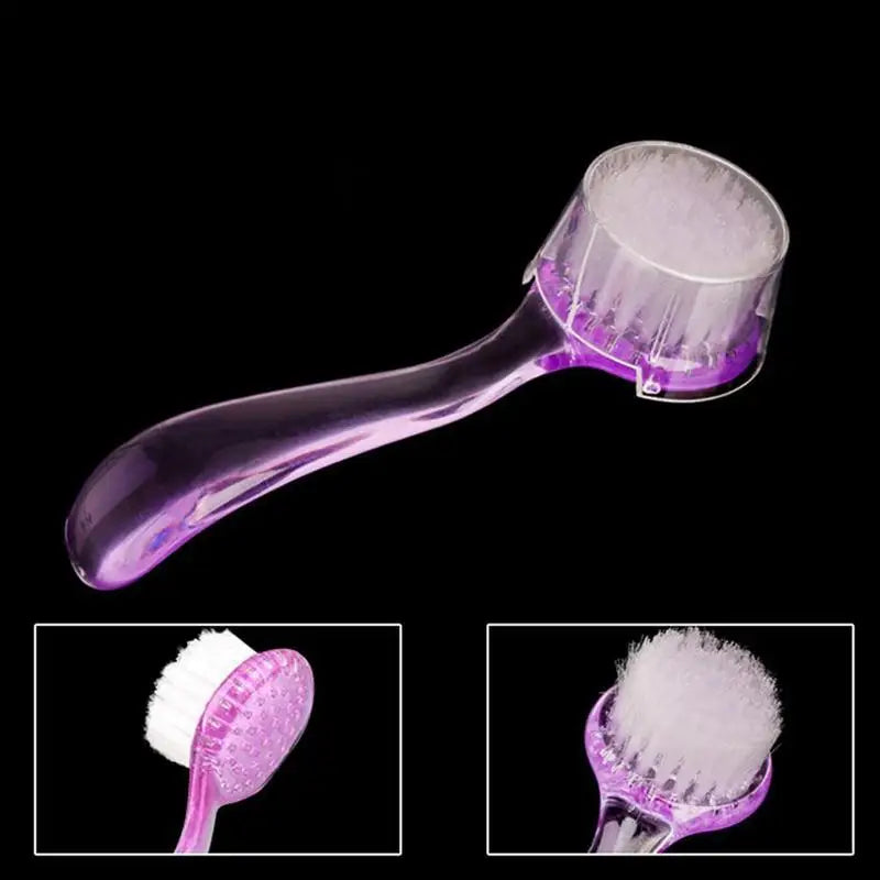Soft Nail Dust Brush with Cover – Manicure Cleaning Brush Peaceful Pleasures Health and Wellness
