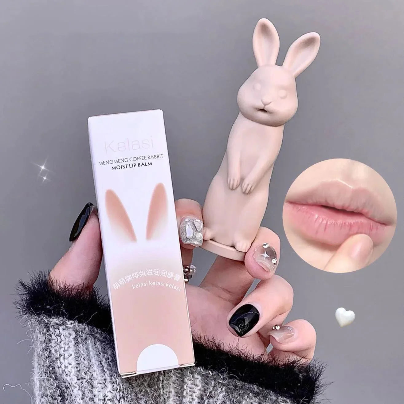 Cute Rabbit Moisturizing Lip Balm – Hydrate & Fade Lip Lines