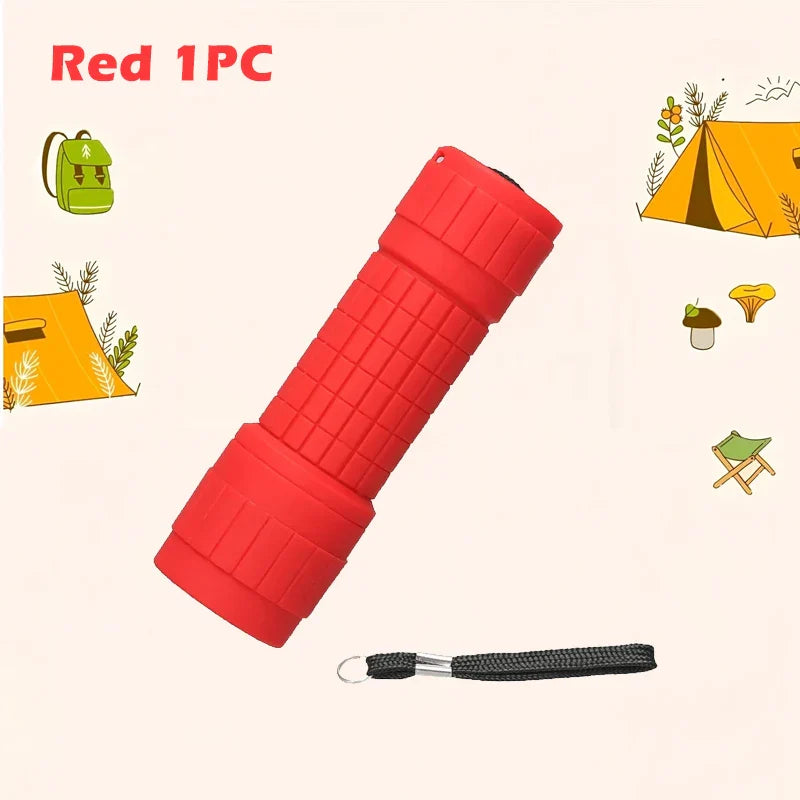 Mini 9-LED Pocket Flashlight | Waterproof Outdoor Torch & Gift
