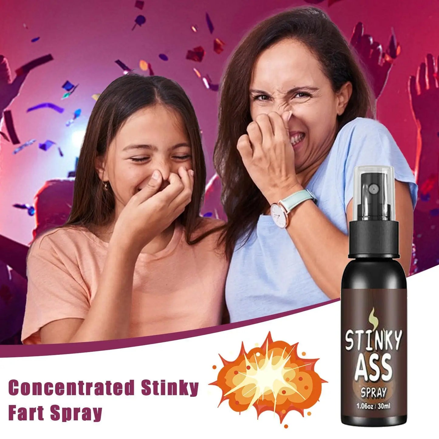 Fart Spray Stink Bomb Prank Liquid – Funny Gag Gift Toy