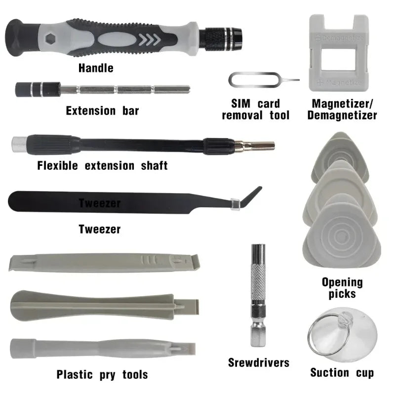 115-in-1 Precision Screwdriver Set | Magnetic Repair Tool Kit Precision Screwdriver Set Peaceful Pleasures Health and Wellness