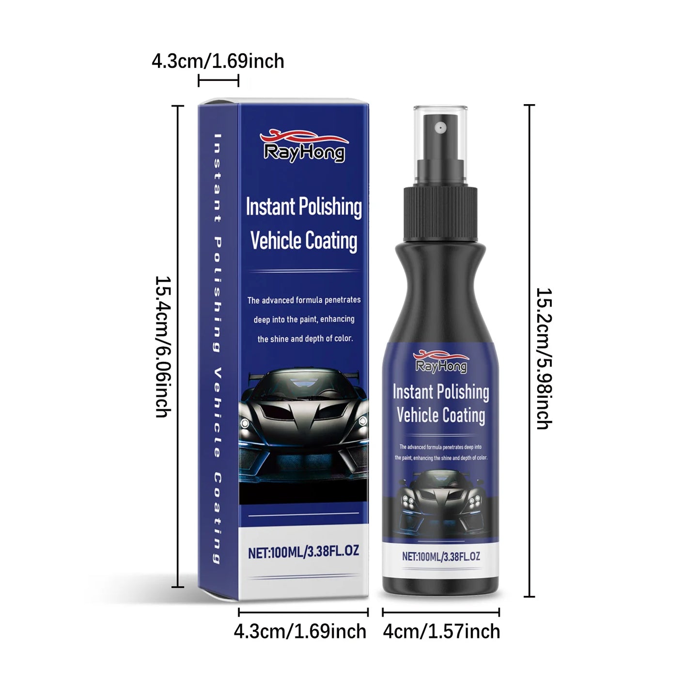Rayhong Nano Car Coating – Scratch Resistant & UV Protection