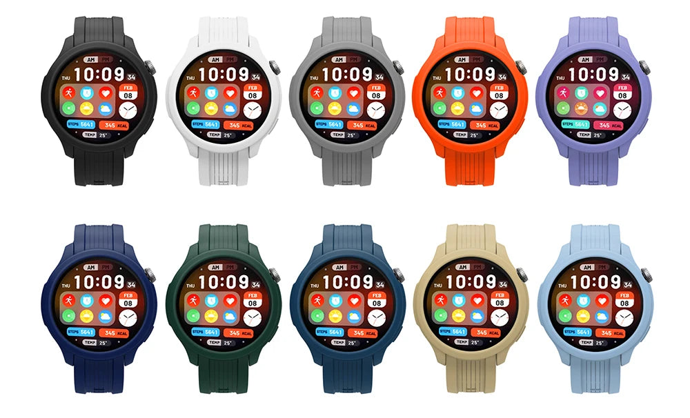 Silicone Band & Case for Amazfit Balance – 22mm Strap Peaceful Pleasures Health and Wellness