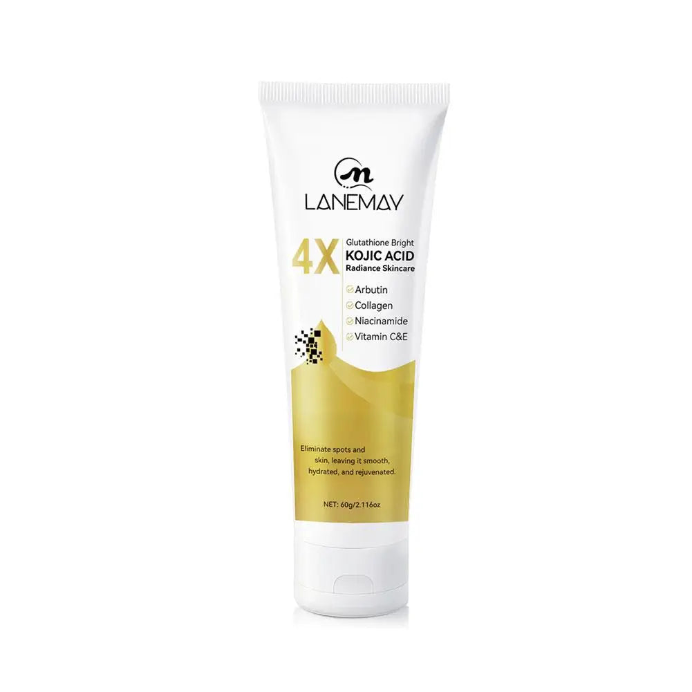 Glutathione & Kojic Acid Brightening Face Cream 60g – Dark Spot Corrector with Niacinamide & Vitamin C Peaceful Pleasures Health and Wellness 1pc