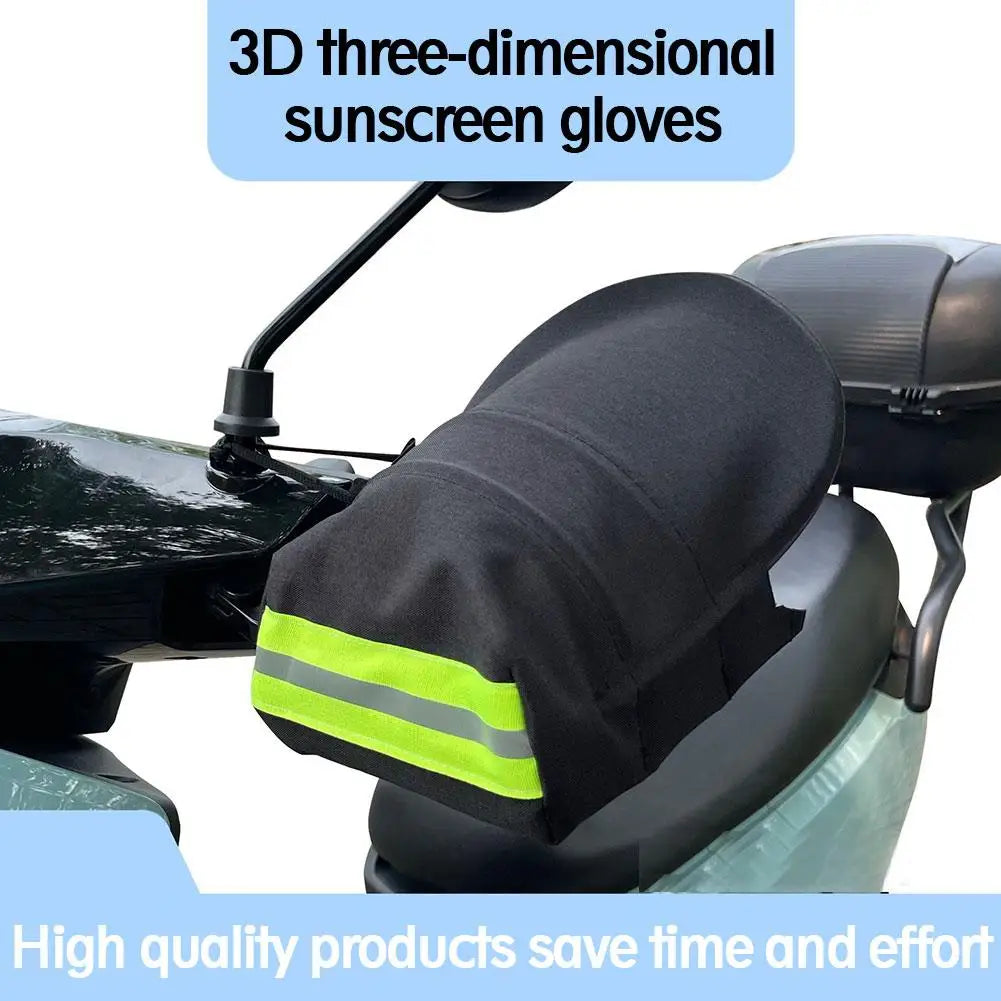 Motorcycle Handlebar Gloves – Waterproof, Windproof & UV Guard