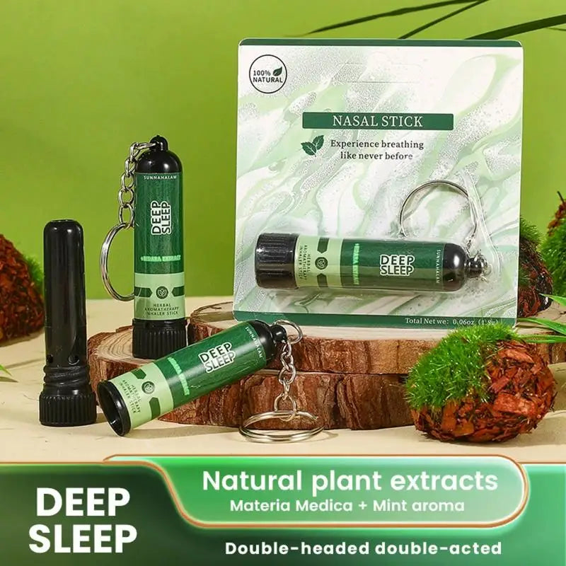 1Pcs Nasal Stick Boosts Focus Enhances Breathing Provides Fresh Sensation Aromatherapy Inhaler Prevent Drowsy Driving Peaceful Pleasures Health and Wellness