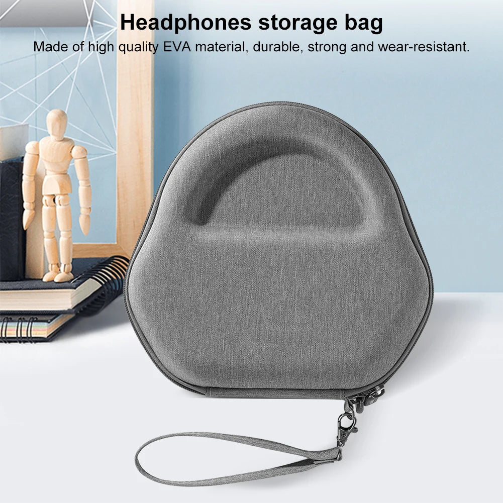 Earphone Case with Hand Strap Travel Carry Bag Anti-Scratch Protective Case Carrying Box Cover for Airpods Max Wireless Headset Peaceful Pleasures Health and Wellness