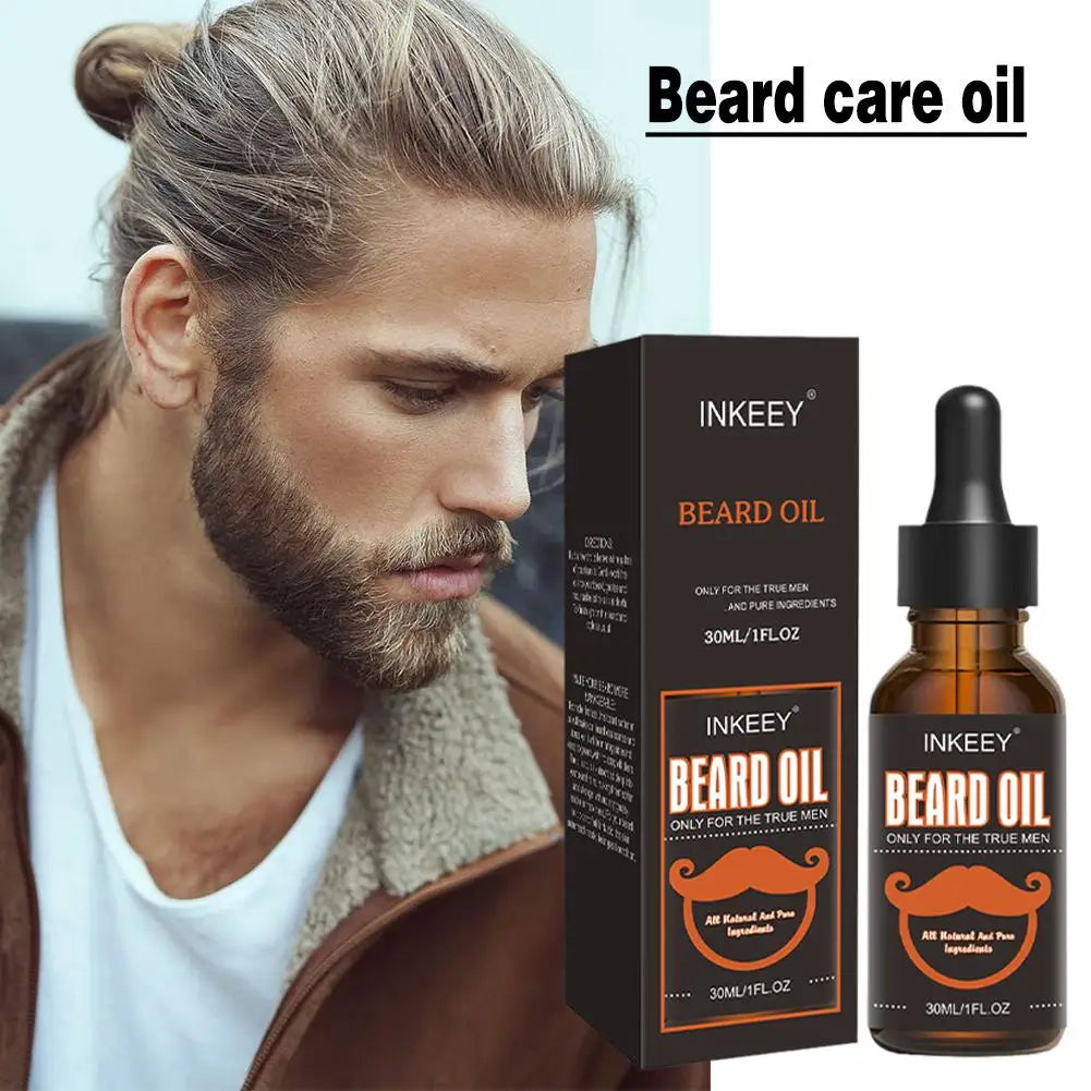 2PCS Beard Care Oil For Men Natural Organic Beard Care Fast Shine Soften Beard Strengthens Mustaches Smooth Nourishing Hair Care Peaceful Pleasures Health and Wellness