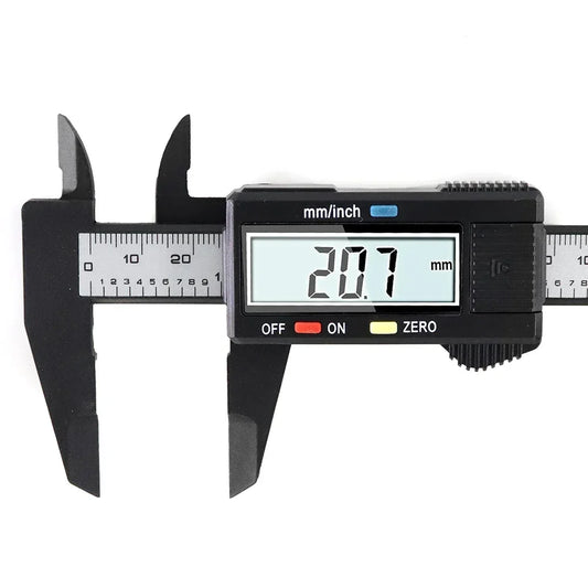 Digital Vernier Caliper 100mm/150mm Plastic LCD Measuring Tool Digital Vernier Caliper Peaceful Pleasures Health and Wellness